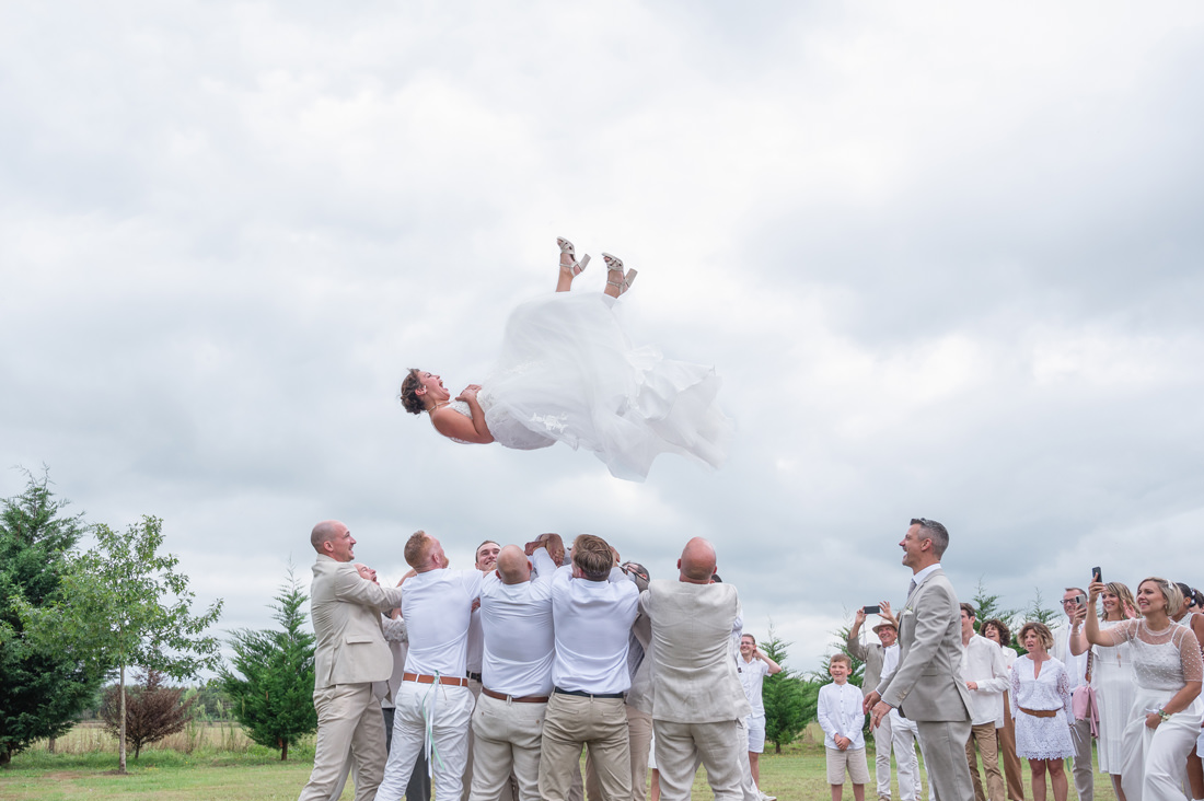 saut de la mariée a Angers